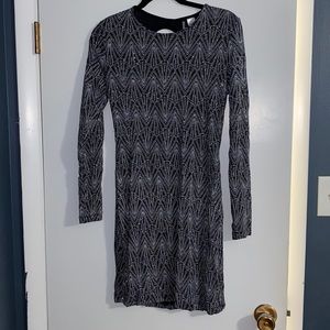 Sparkly, open-back, black/silver dress - PERFECT FOR VALENTINES DAY!
